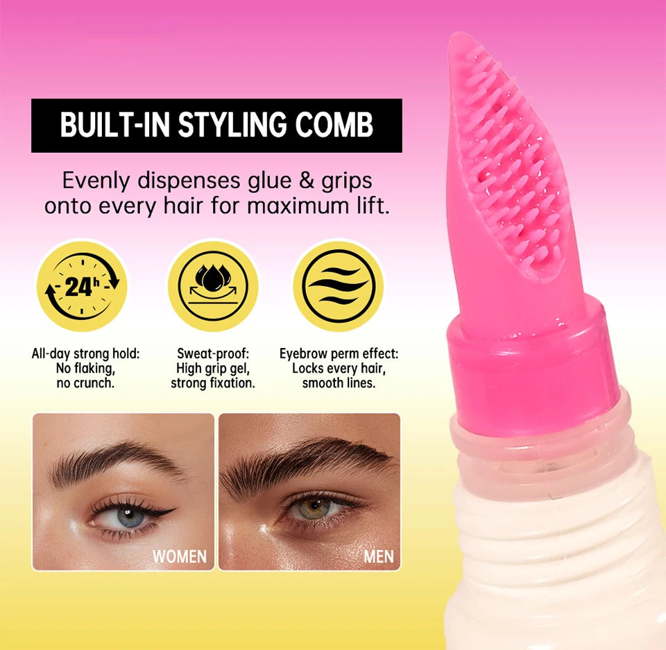 Eyebrow Makeup Brow Lamination Gel For A Long Lasting Strong Lifted Hold