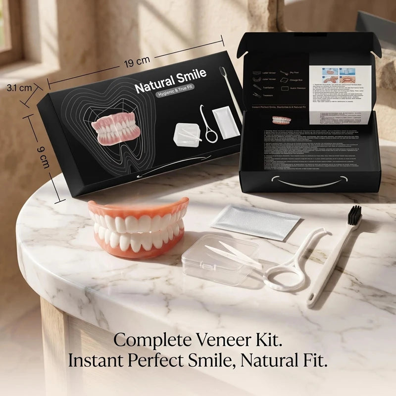 Daily Oral Care Complete Denture Set for Comfortable Fit - 7