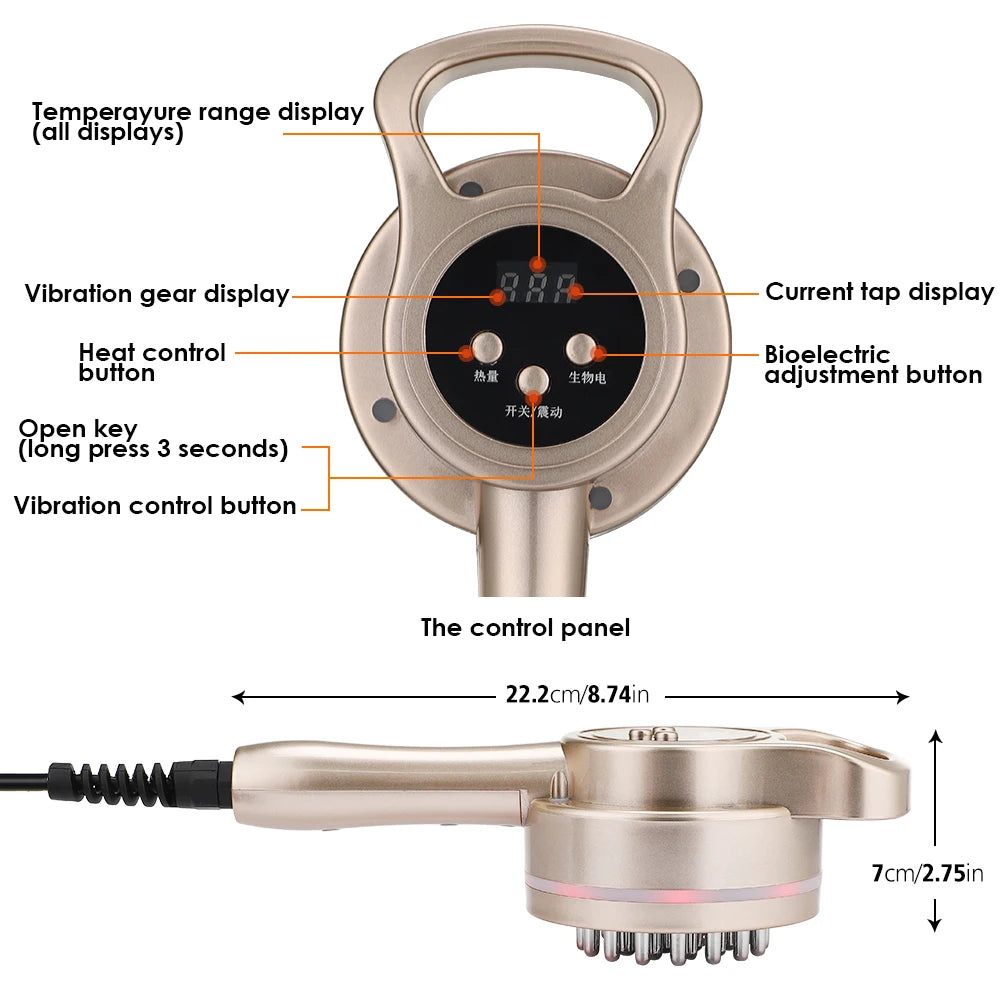 At Home Electric Meridian Brush Massager for Body Slimming and Relaxation
