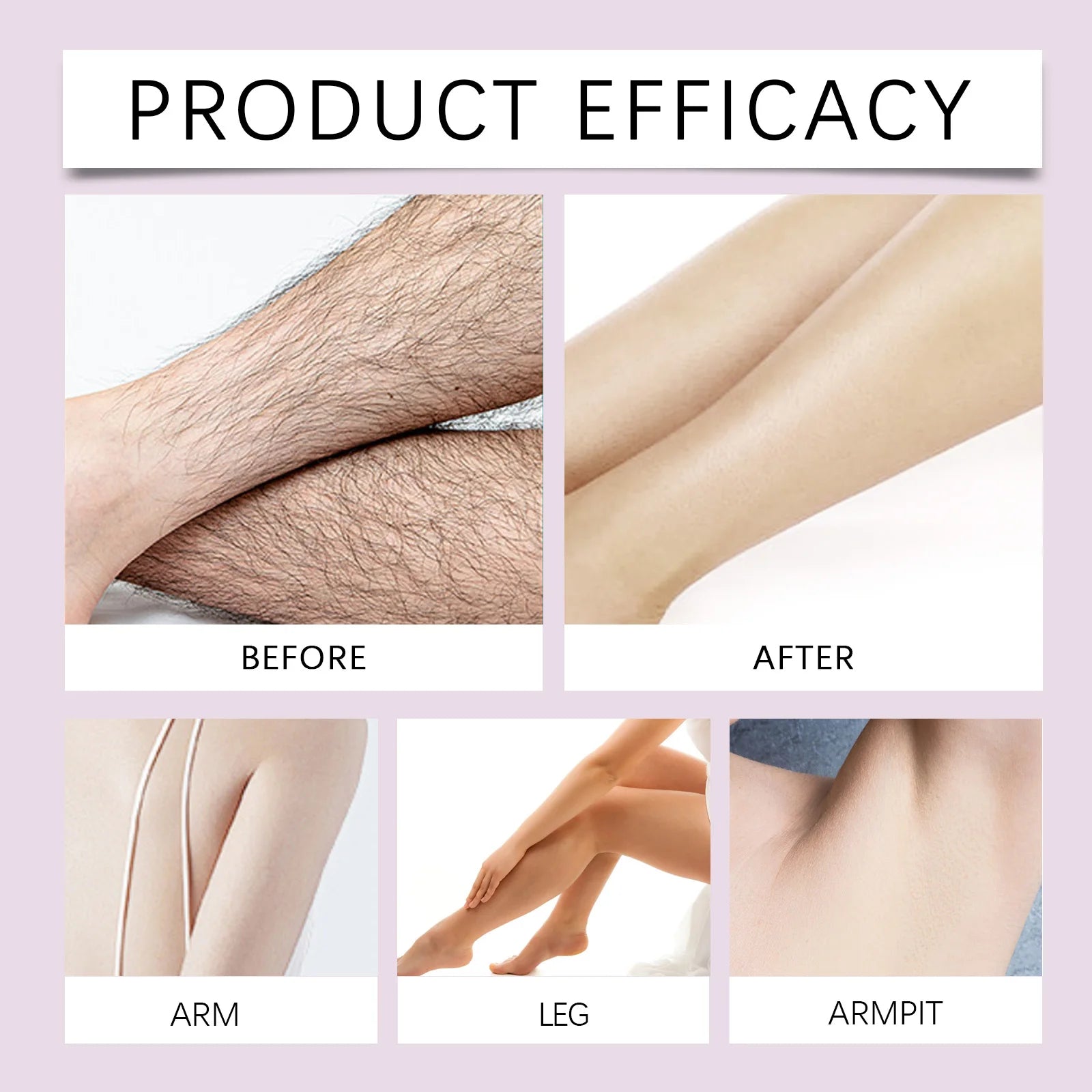 Smooth Skin Hair Removal Cream for Painless and Gentle Body Care - 10