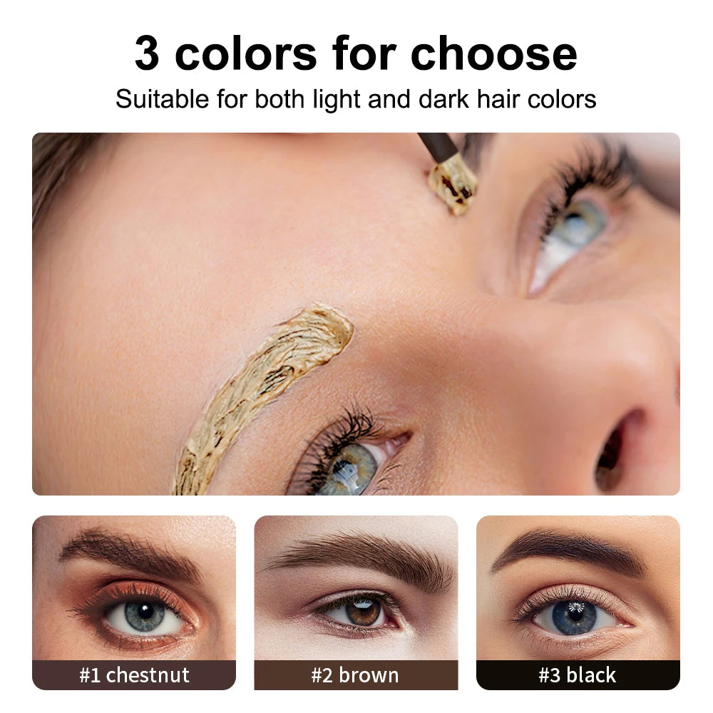 Daily Makeup Eyelash and Brow Tint Kit for Natural Looking Eyebrows
