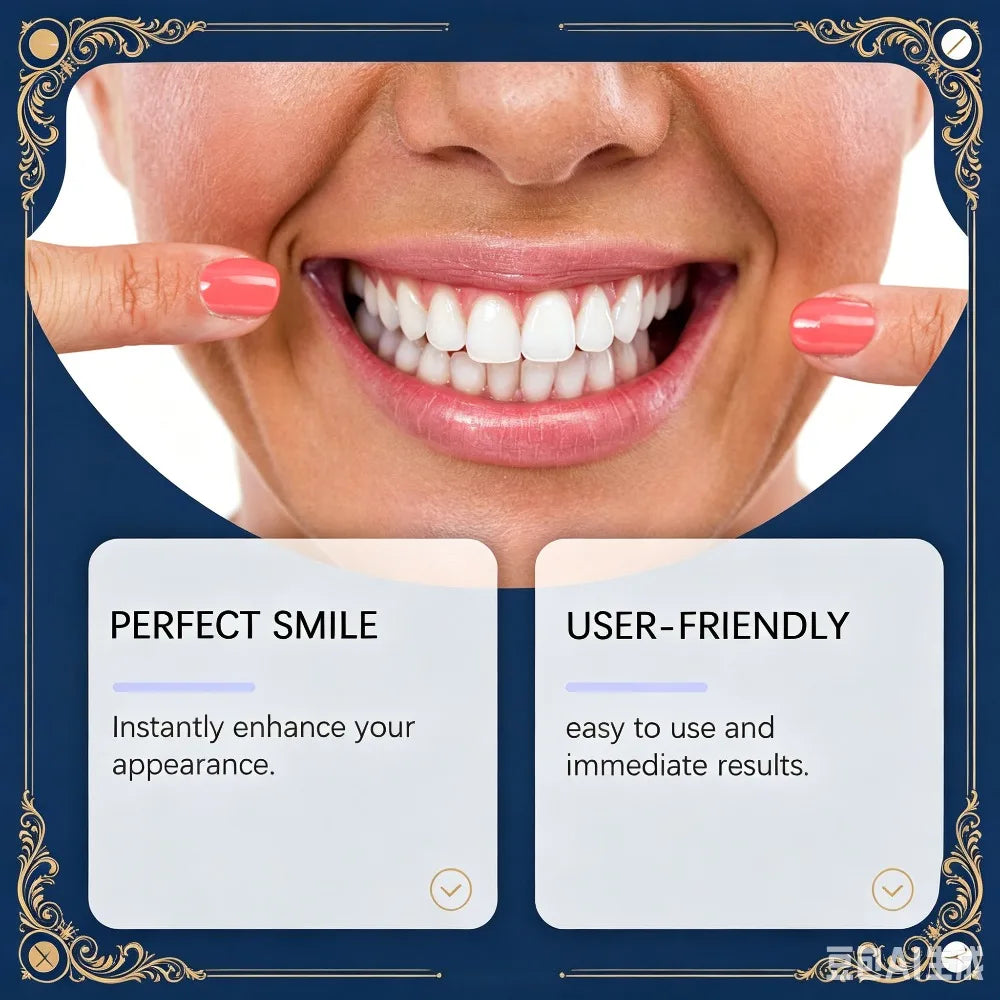 At Home Moldable Silicone Dentures Full Set for Custom Comfort Fit - 2