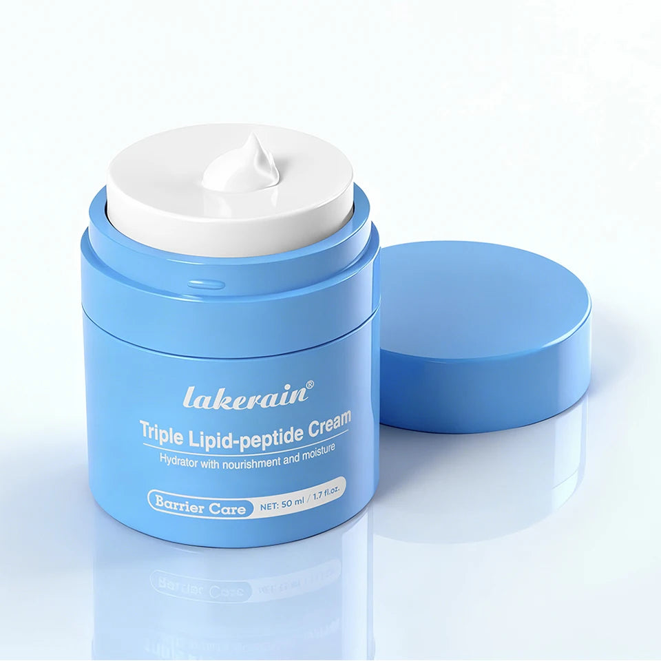 Dry Skin Facial Care Triple Lipid Peptide Cream Deep Hydration Moisturizer - 19