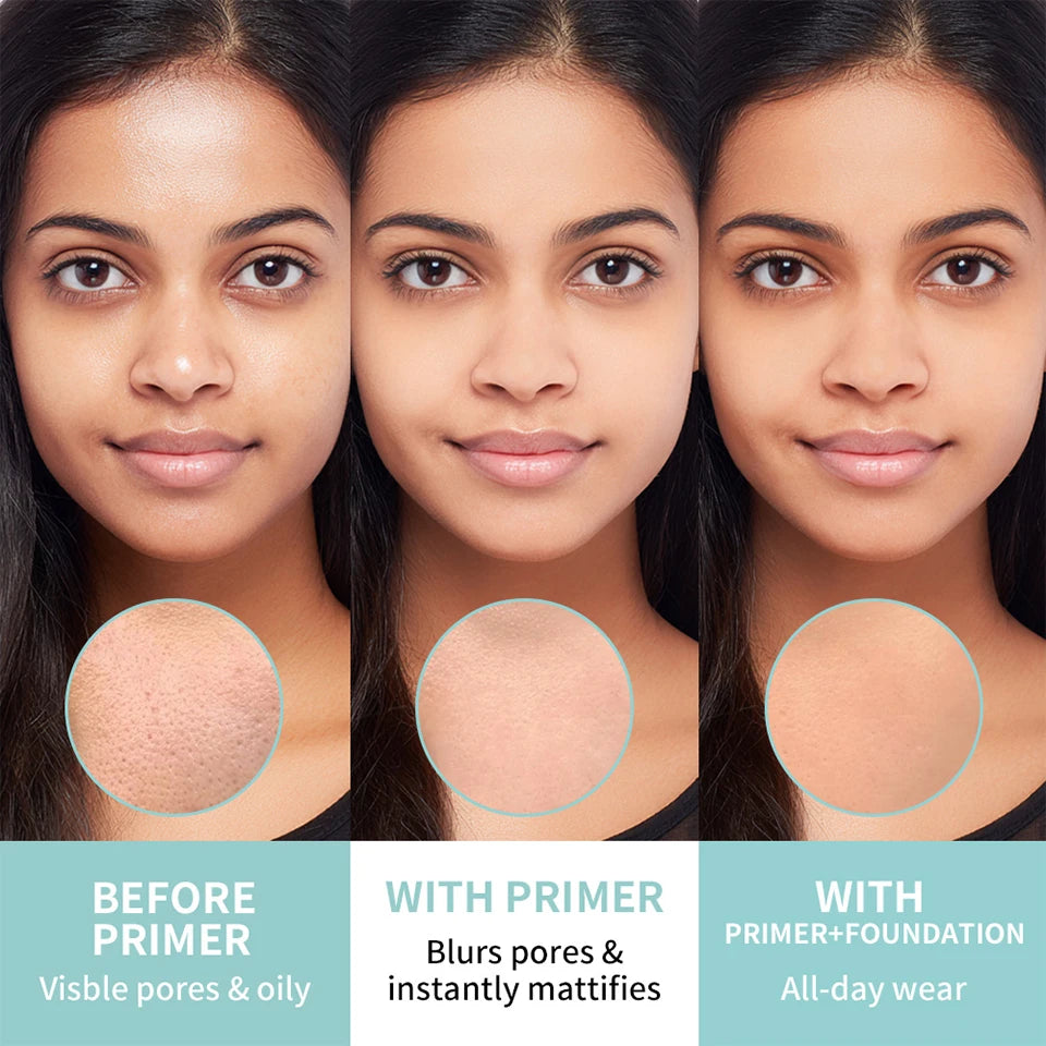 Daily Makeup Pore No More Primer Matte Finish Long Lasting Oil Control