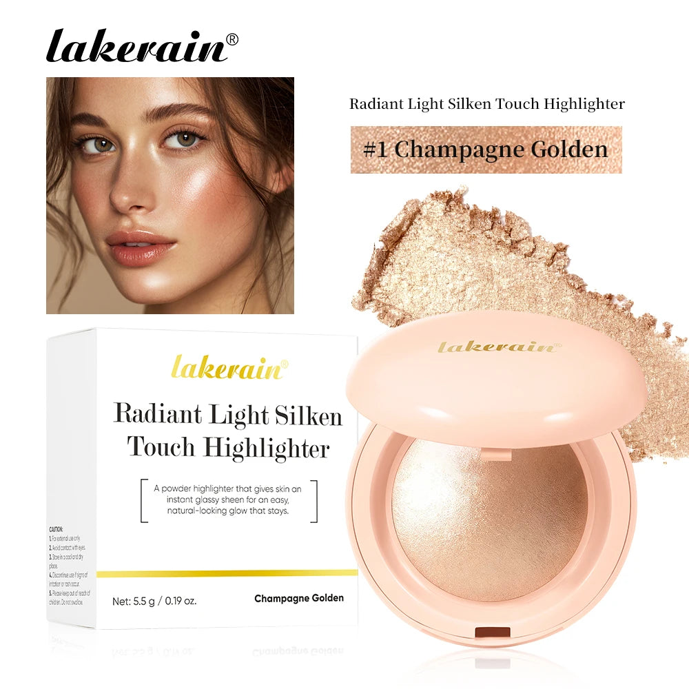 Daily Makeup Highlighter Powder for Natural Luminous Glow and Brightening - 20