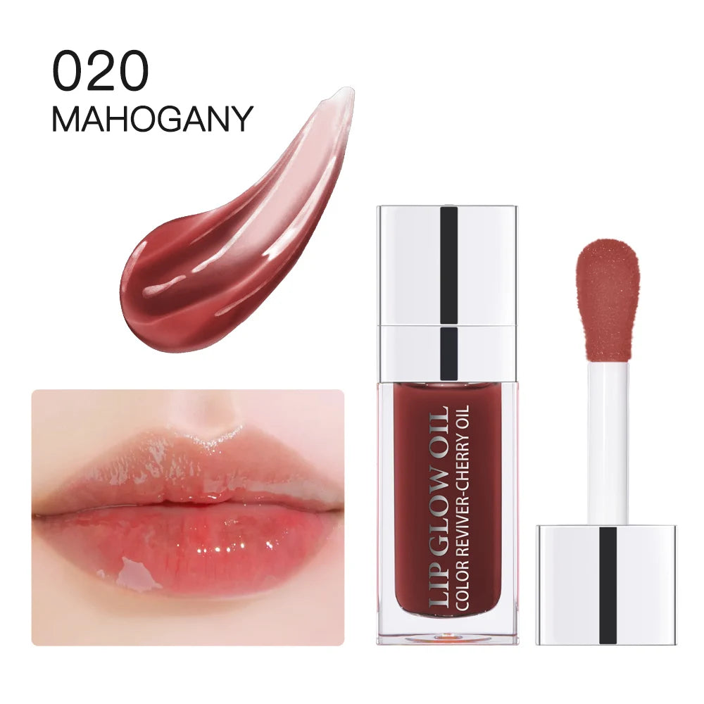Daily Makeup Lip Oil Plumping Lip Gloss for Hydrated Shine