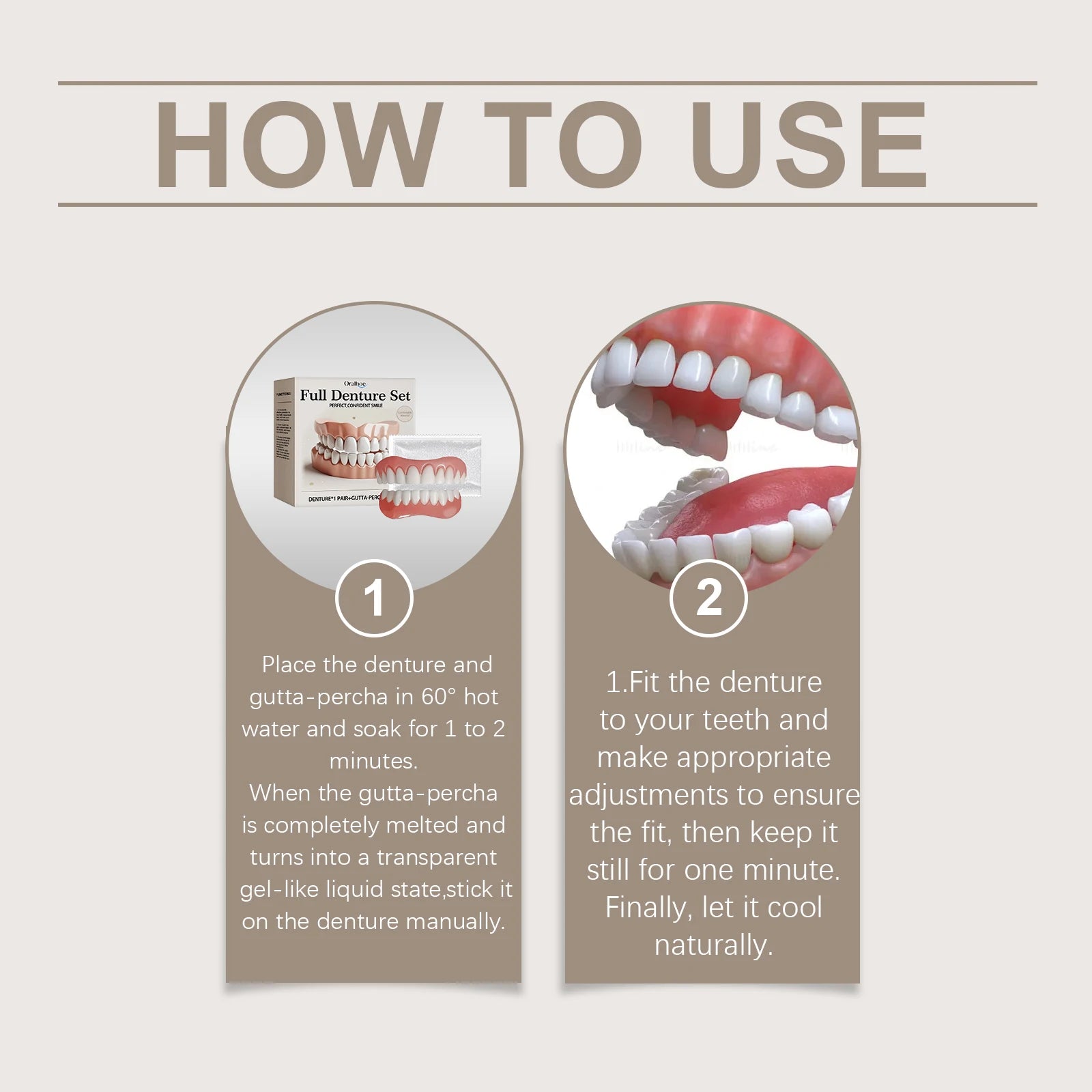 Bright Smile Denture Set for Restoring Missing Teeth and Brighter Smiles - 18