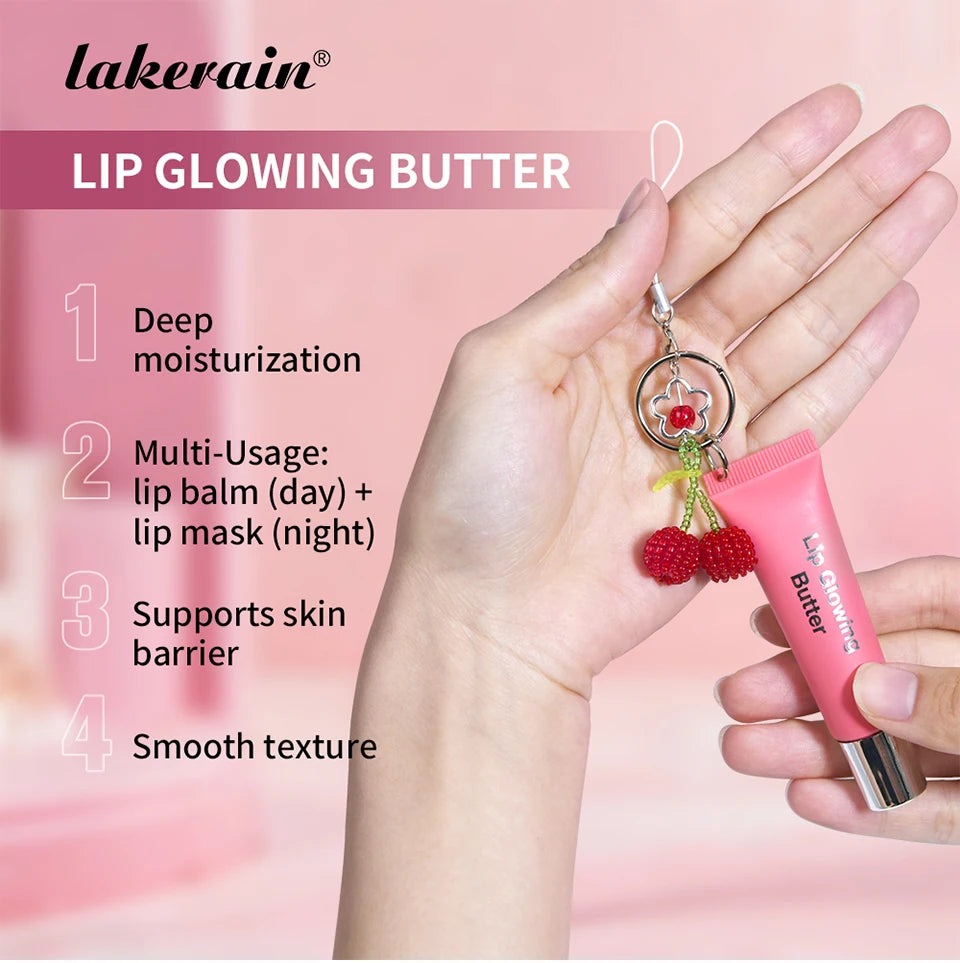 Daily Makeup Lip Gloss With Keychain For Long Lasting Hydrating Care - 7