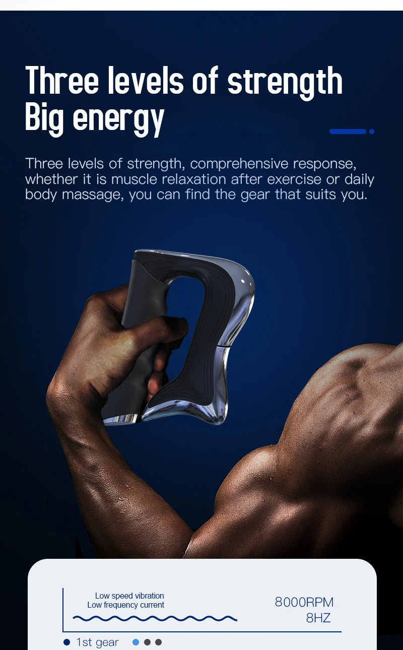 At home body recovery electric fascia massager for deep muscle relaxation