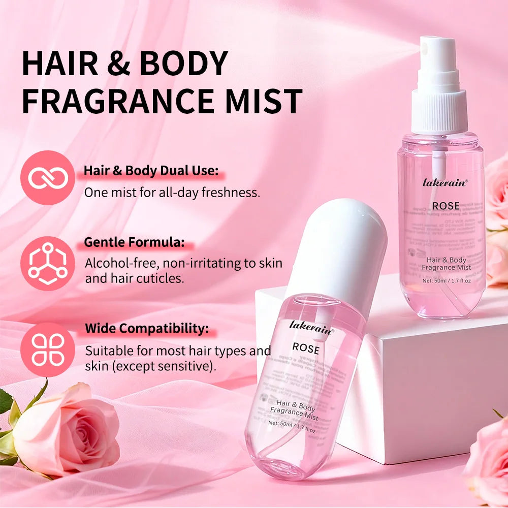 Daily Dating Vanilla and Rose Fragrance Mist Perfume for Fresh Scent