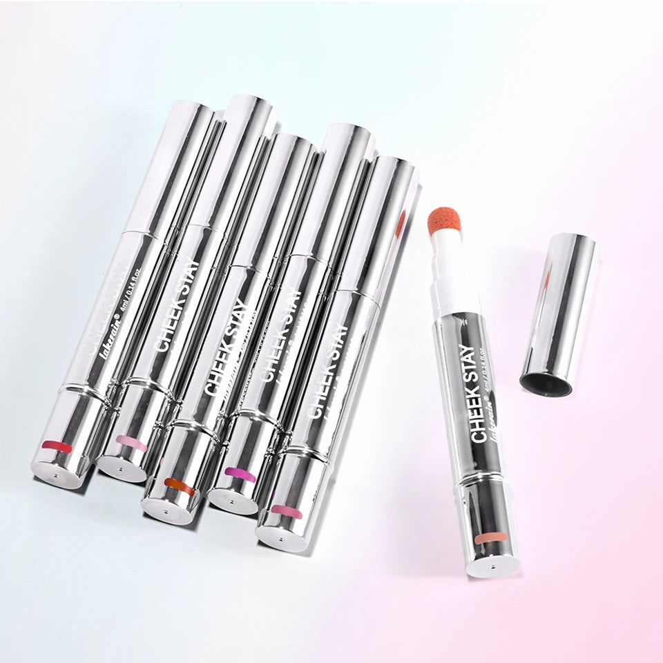 Daily Makeup Liquid Blush Stick for Natural Glow and Smooth Application - 17