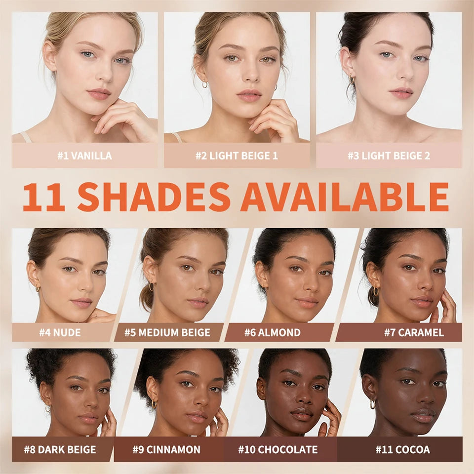 Daily Makeup Liquid Foundation And Concealer Velvet Matte Finish