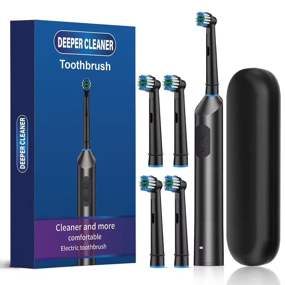 Home Cleaning Rotating Electric Toothbrush for a Brighter Smile - 18