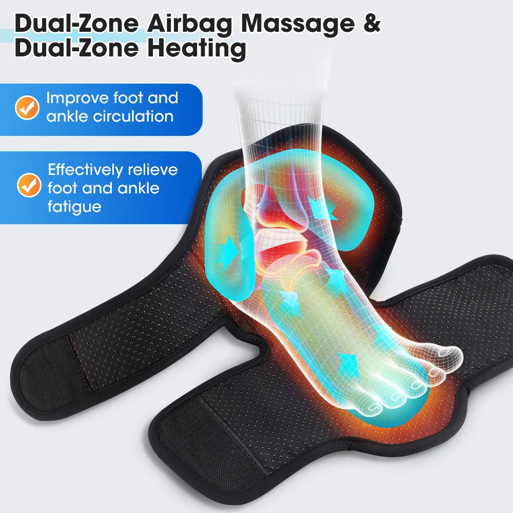 Home Office Relax Foot Massager with Heat and Air Compression