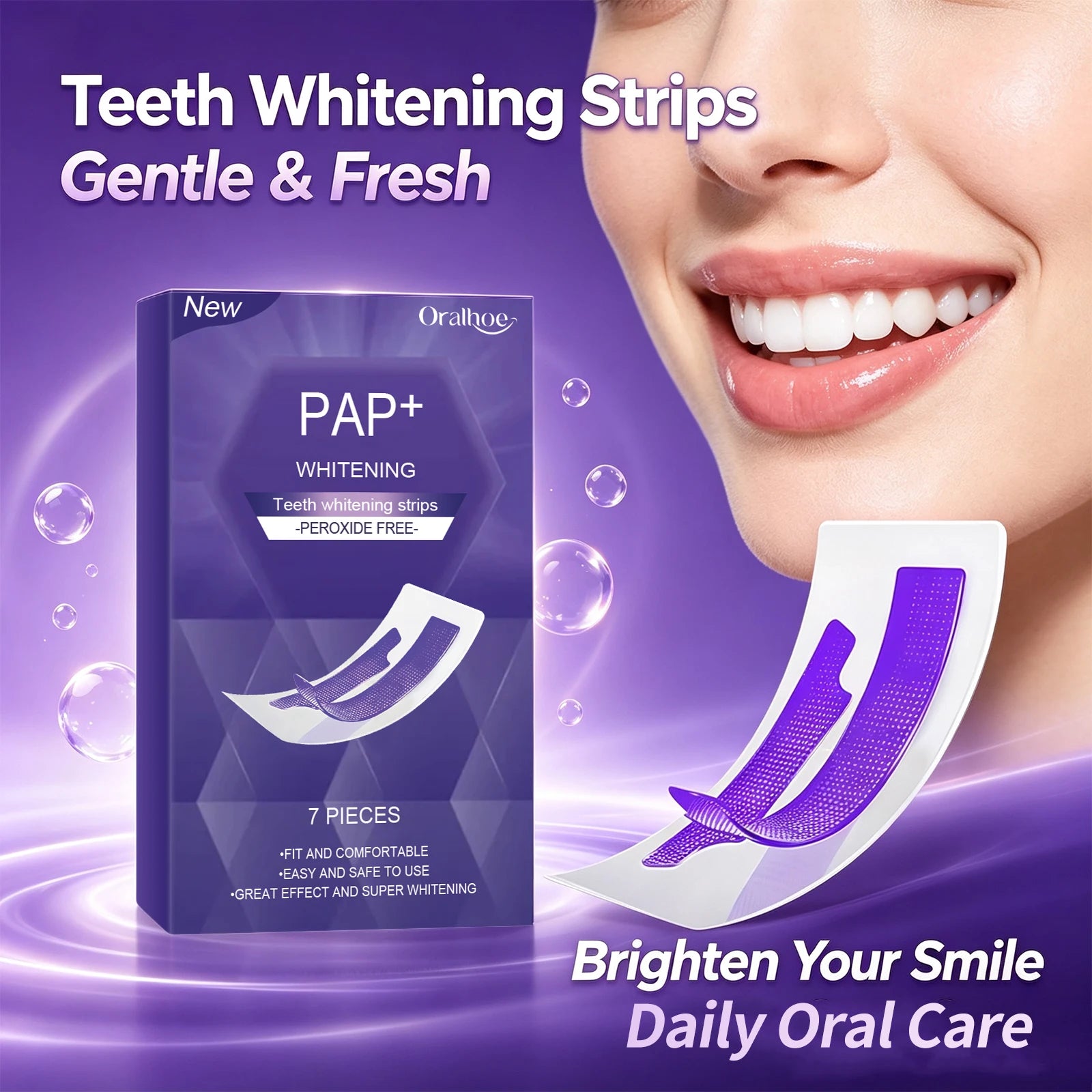 Bright Smile Teeth Whitening Strips for Stain Removal - 5