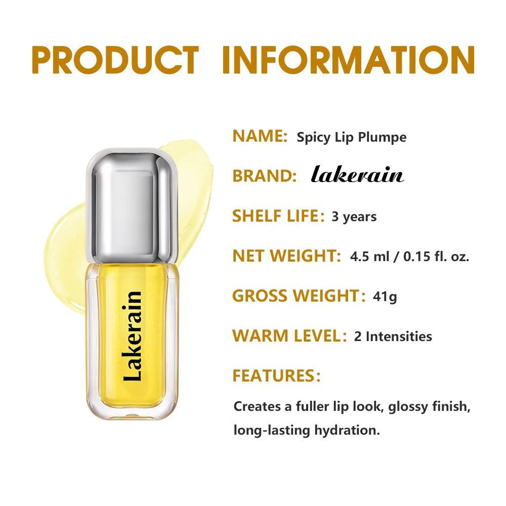 Daily Makeup Routine Spicy Lip Plumper Serum for Fuller Lips Enhancement - 16