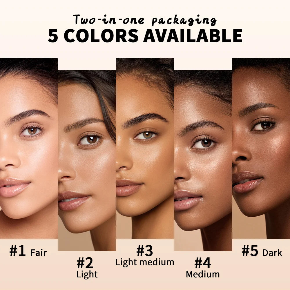 Daily Makeup Routine Foundation Cream with Hydrating and Nourishing Serum - 4
