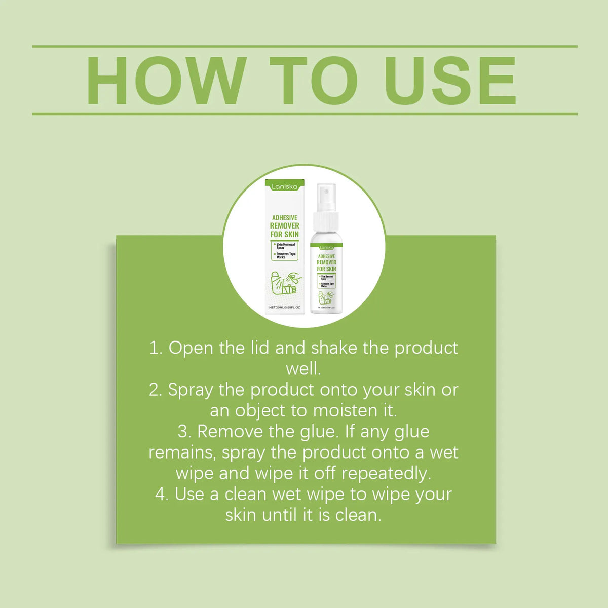 Painful Tape Removal Adhesive Remover Spray for Gentle Residue Cleanup