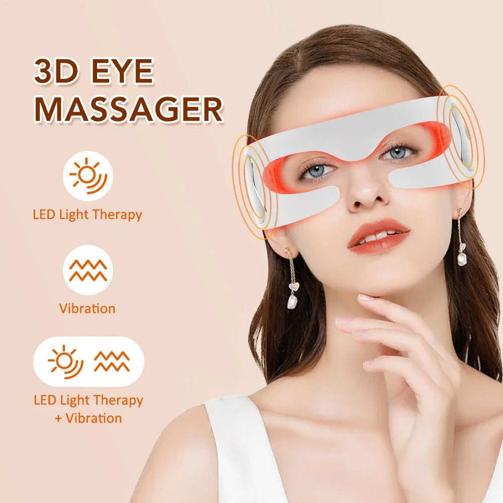 Daily eye fatigue visual 3d eye massager red light relief tool - 7