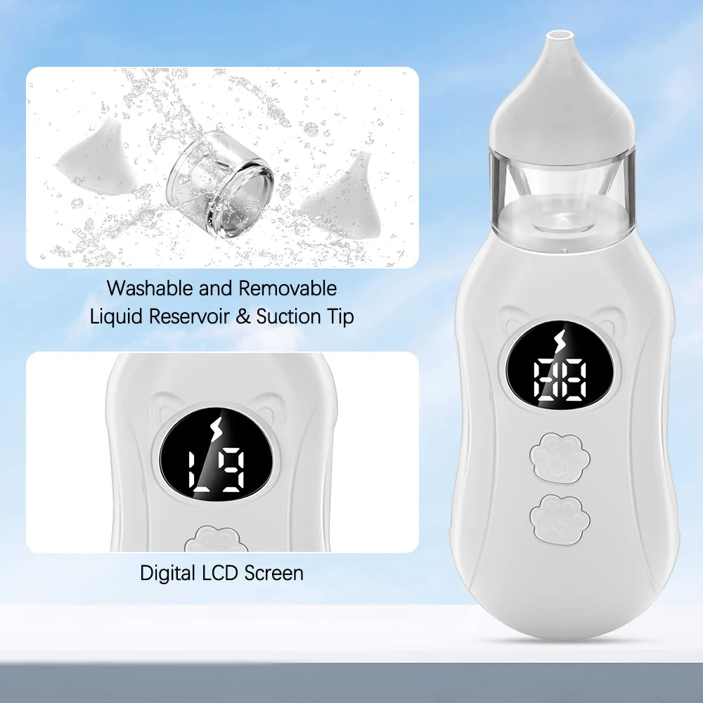 Nursery Nasal Aspirator gentle electric nose cleaner for stuffy babies