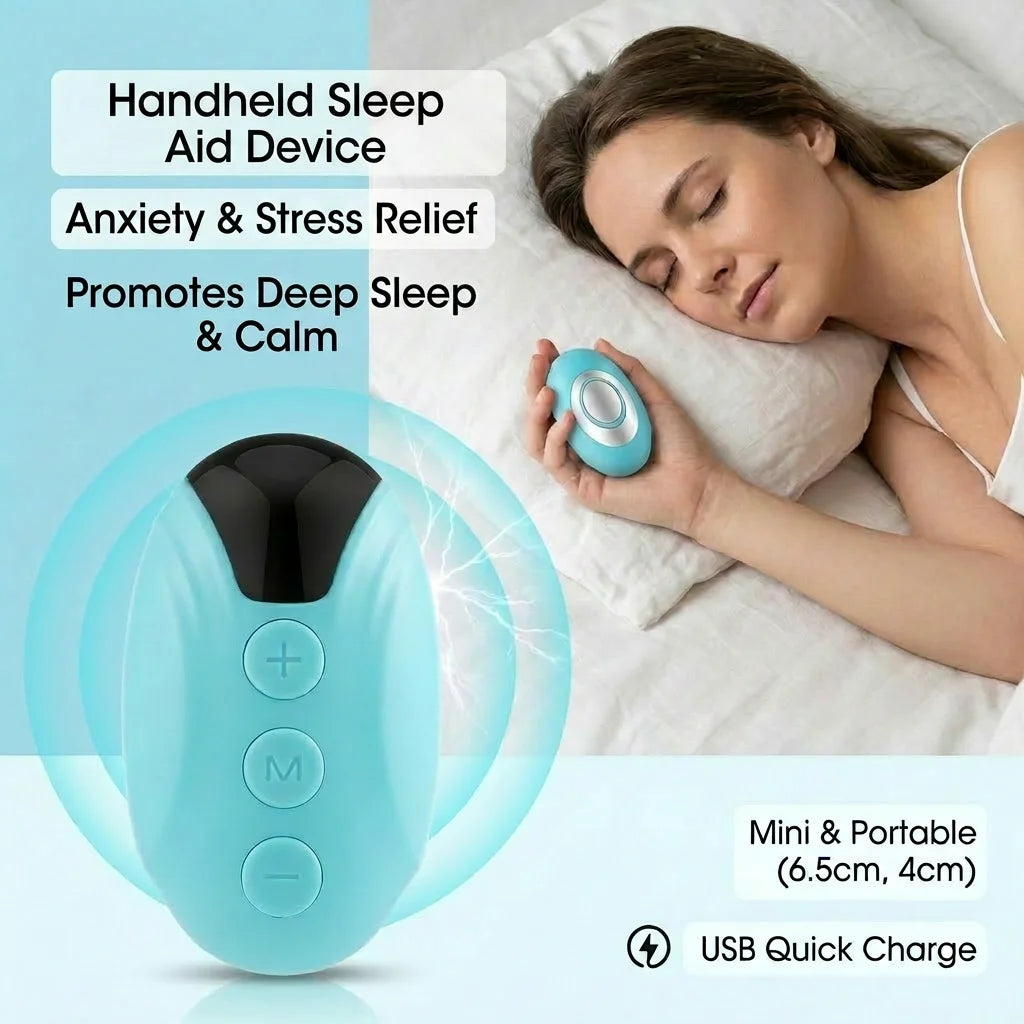Bedtime Handheld Sleep Aid Device with LCD Screen for Easy Relax Helper - 7