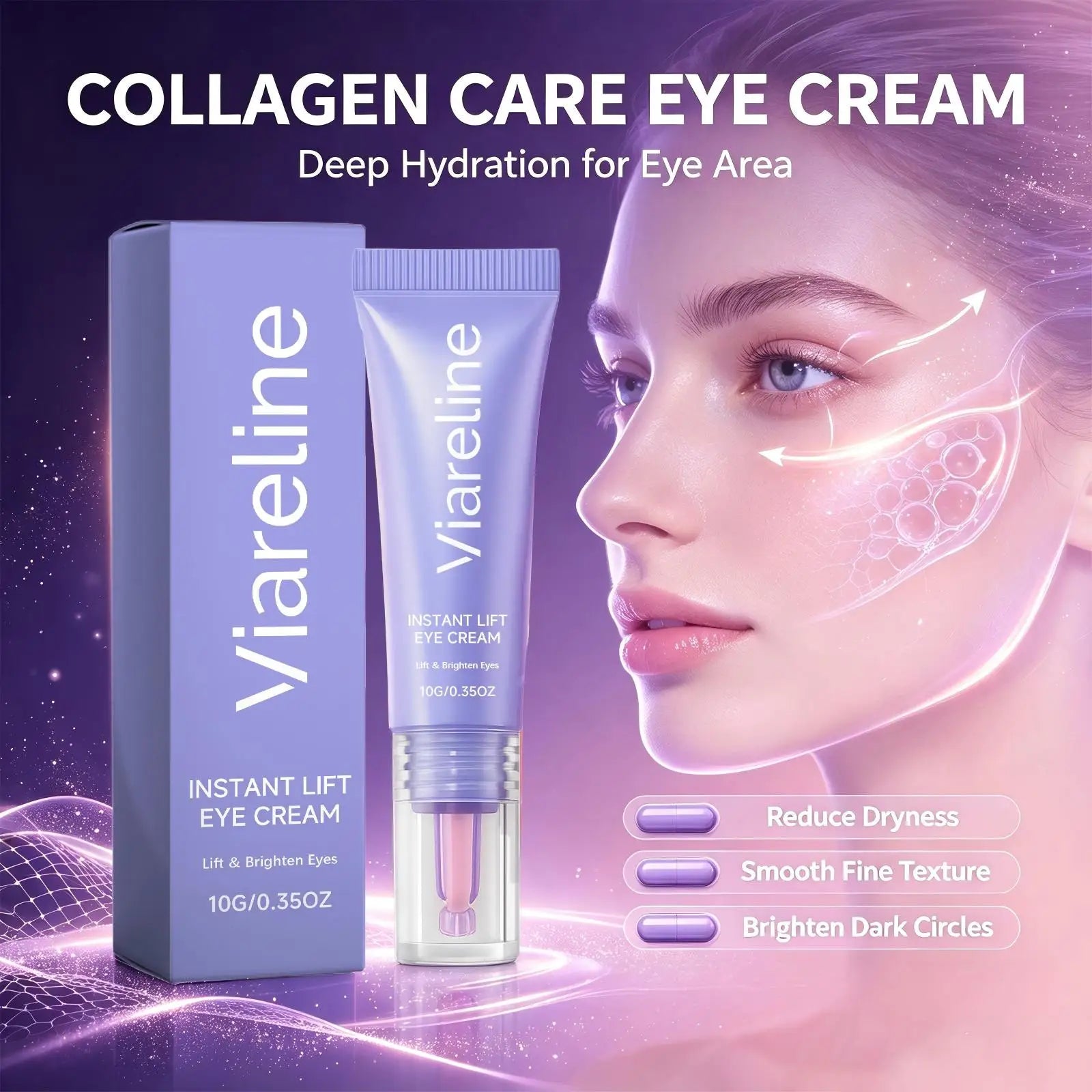 Tired Eyes Lift Eye Cream for Dark Circles and Fine Lines - 5
