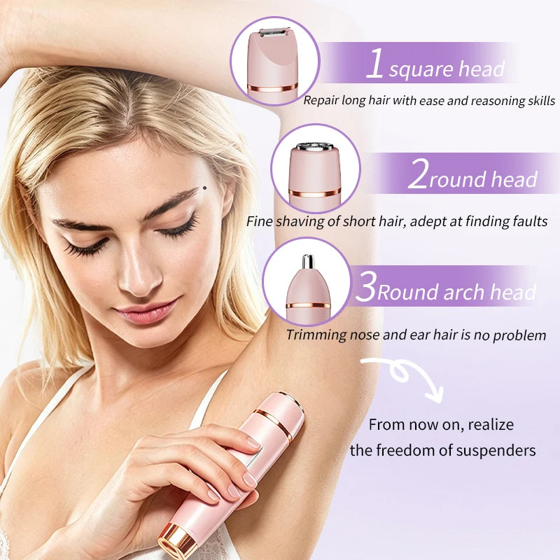 Bathroom grooming electric lady shaver for smooth hair removal