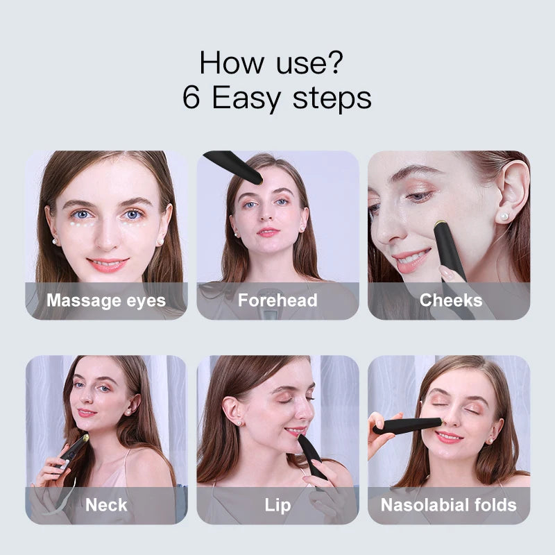 Daily Skincare Routine 3 in 1 Eye Lift Wand for Dark Circles and Puffiness