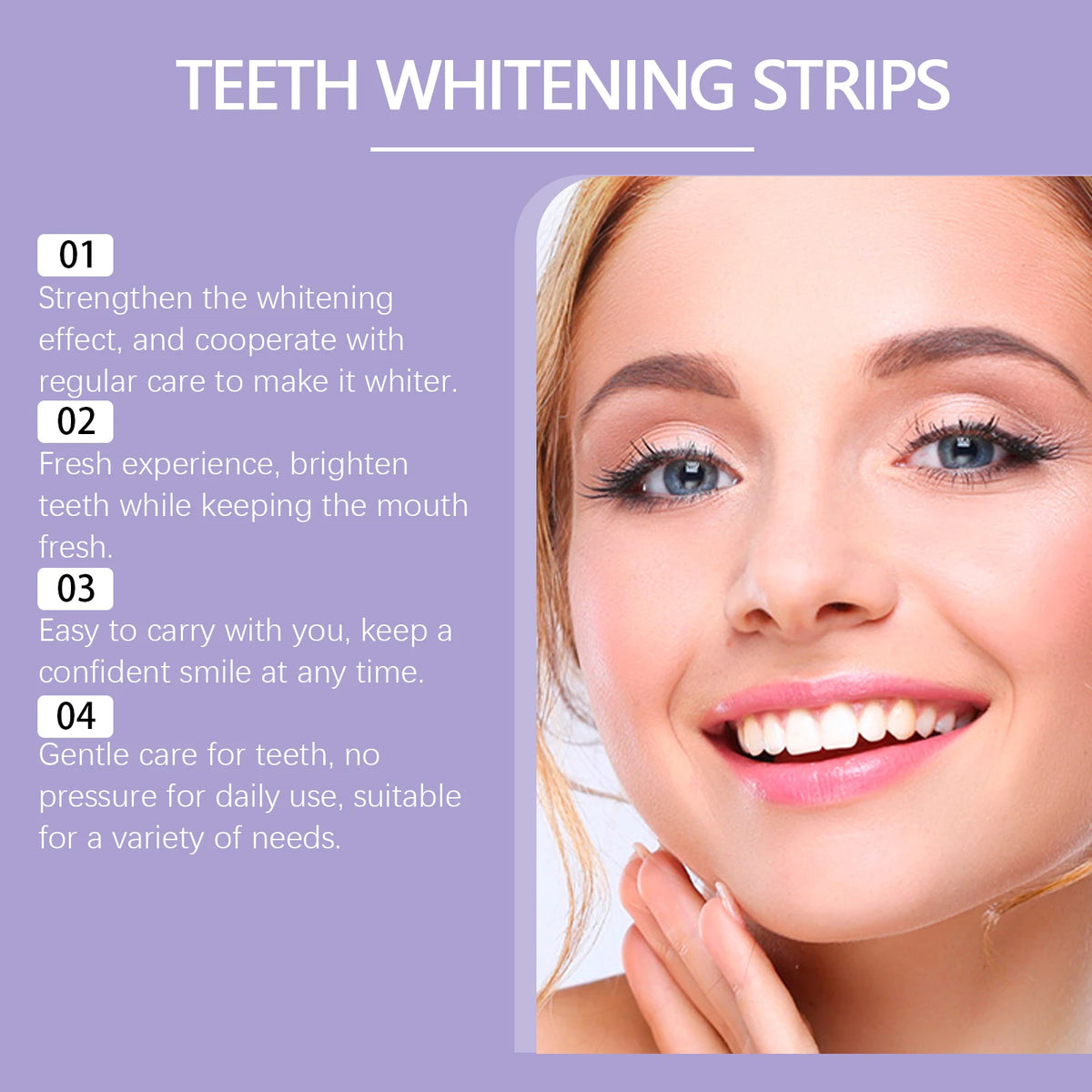 Bright Smile Teeth Whitening Strips for Stain Removal