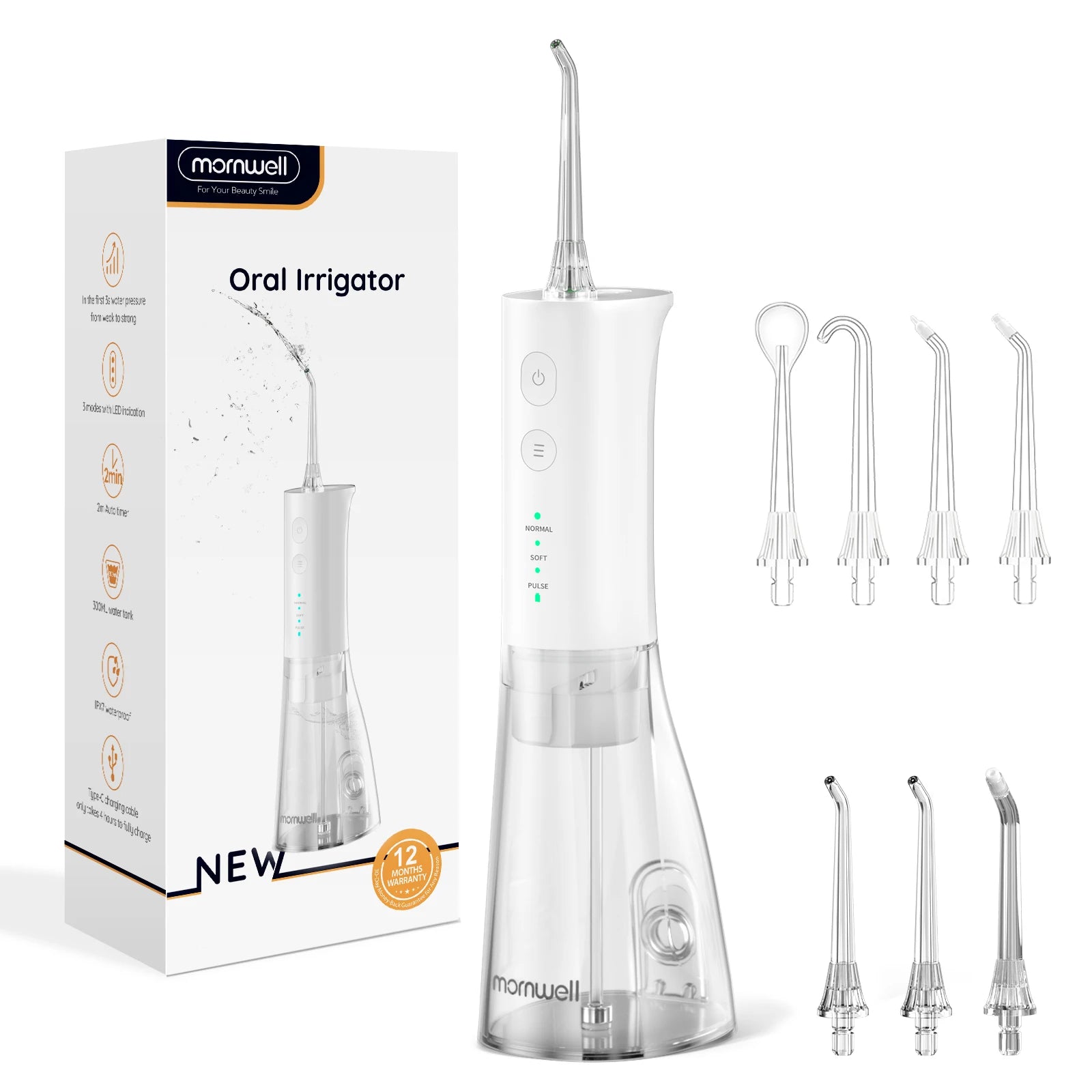 Bathroom Oral Care Portable Water Flosser For Deep Cleaning - 13