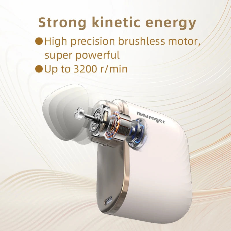 At Home Mini Pocket Fascia Gun for Deep Tissue Percussion Muscle Relief