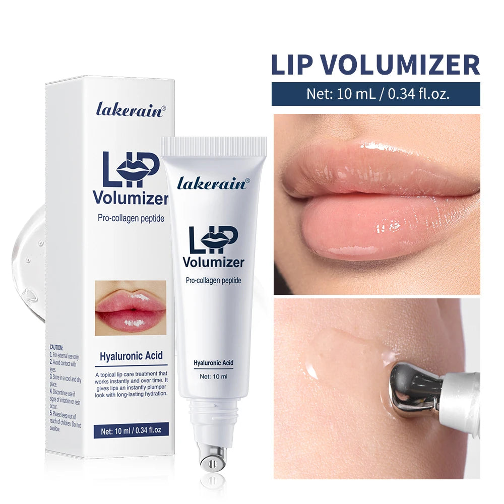 Daily routine dry lips care plump lip oil with glass shine finish