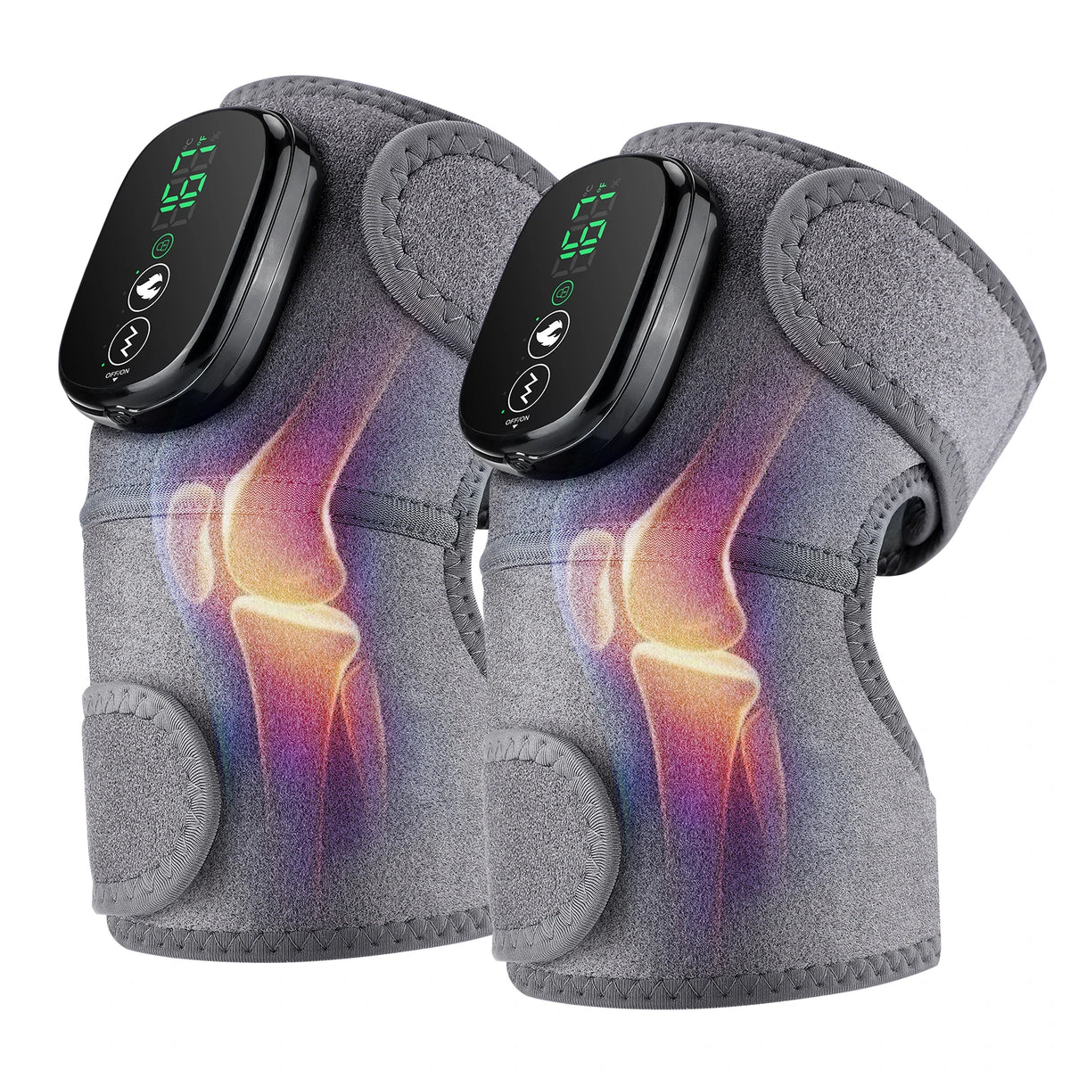 Winter Sports Heated Knee Massager Cordless Heating Pad
