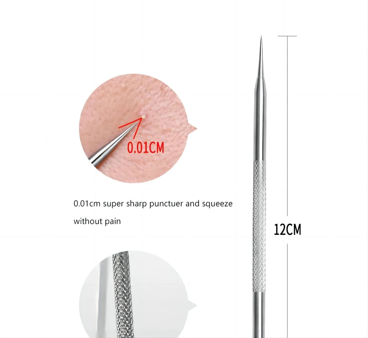 Bathroom mirror skin care 5PCS Blackhead Removal Kit for deep facial cleaning