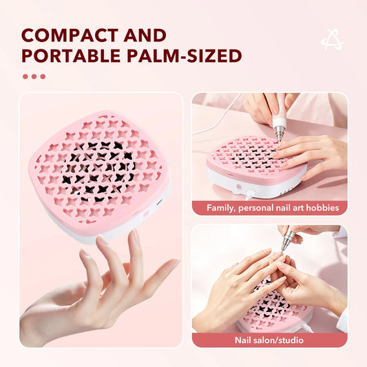 Manicure Table Nail Dust Collector Brushless Extractor Vacuum Fan