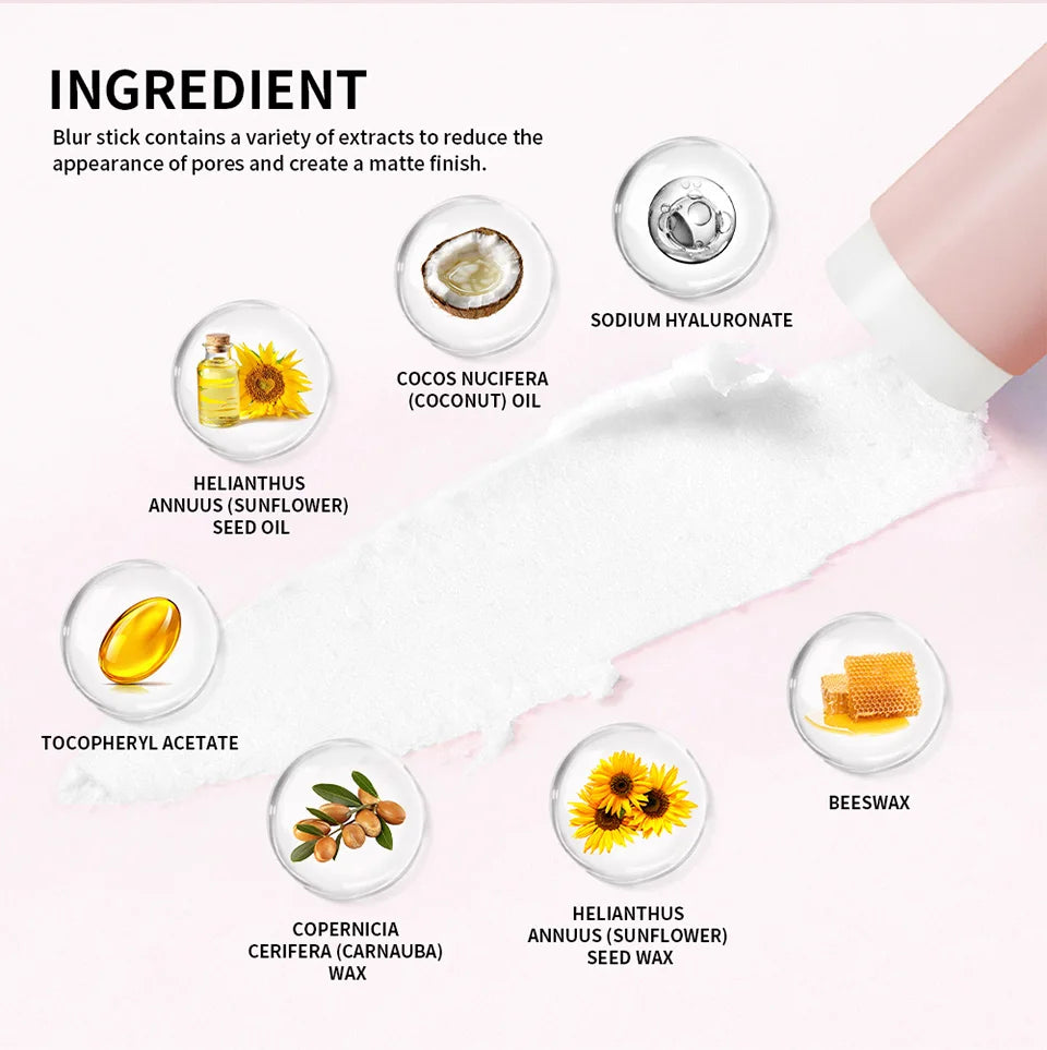 Daily Makeup Blur Stick Invisible Pore Primer for Smooth Matte Skin - 12