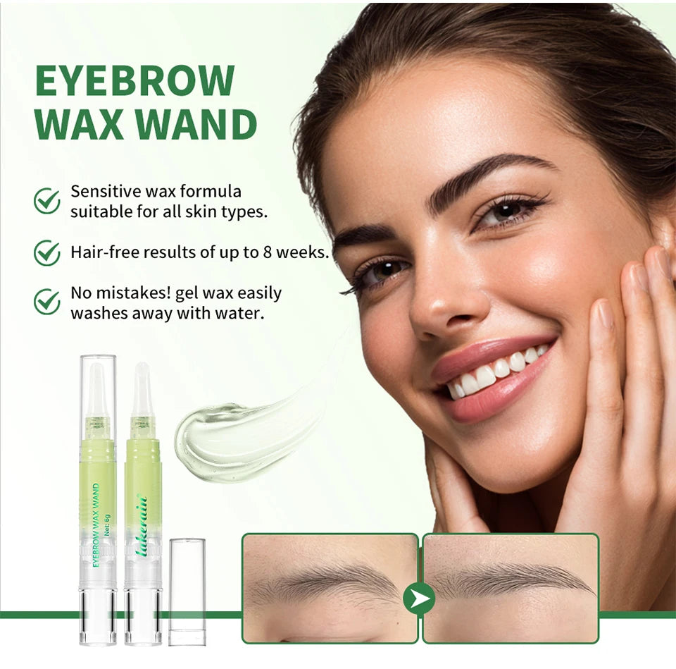 At Home Eyebrow Wax Wand Set for Precision Shaping and Smooth Results