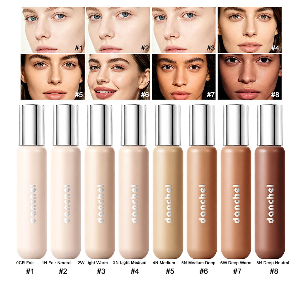 Under Eye Dark Circles Liquid Concealer for Full Coverage and Waterproof - 8