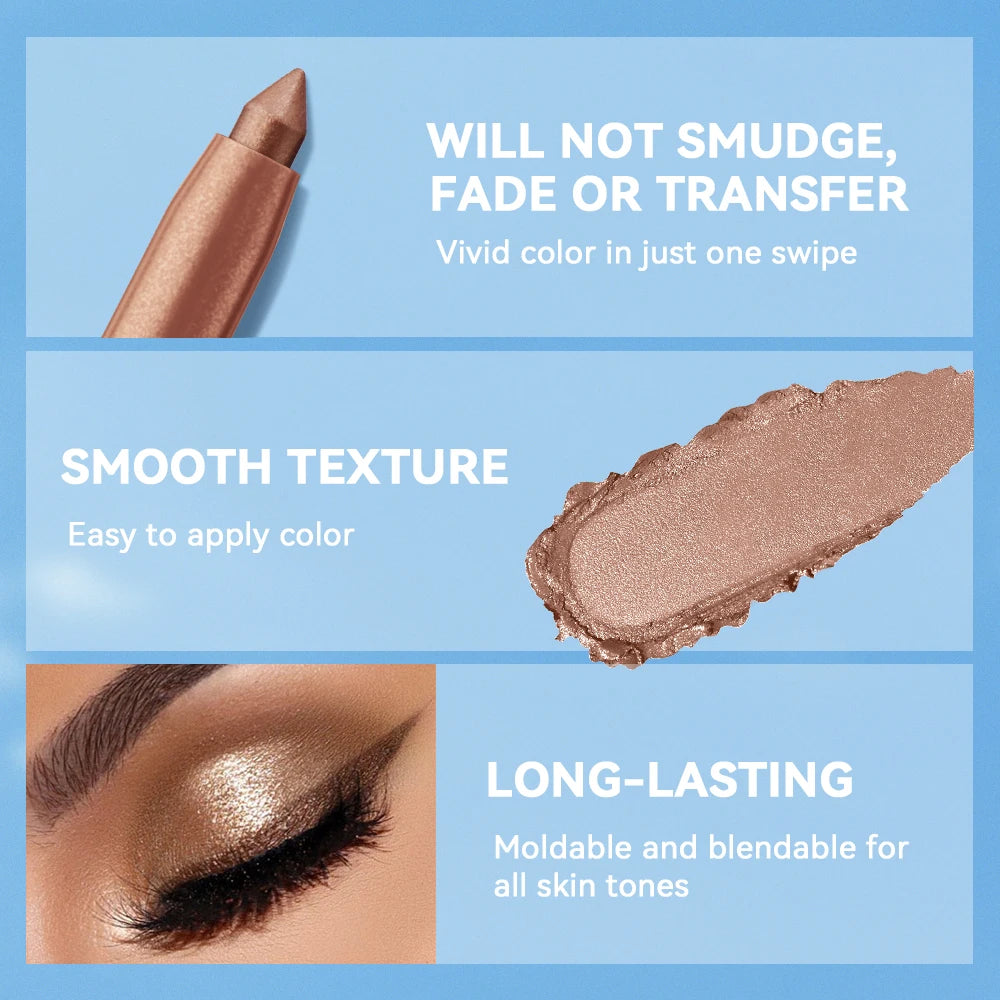 Daily Makeup Eyeshadow Sticks Ultra Creamy Lightweight Buildable Formula - 6