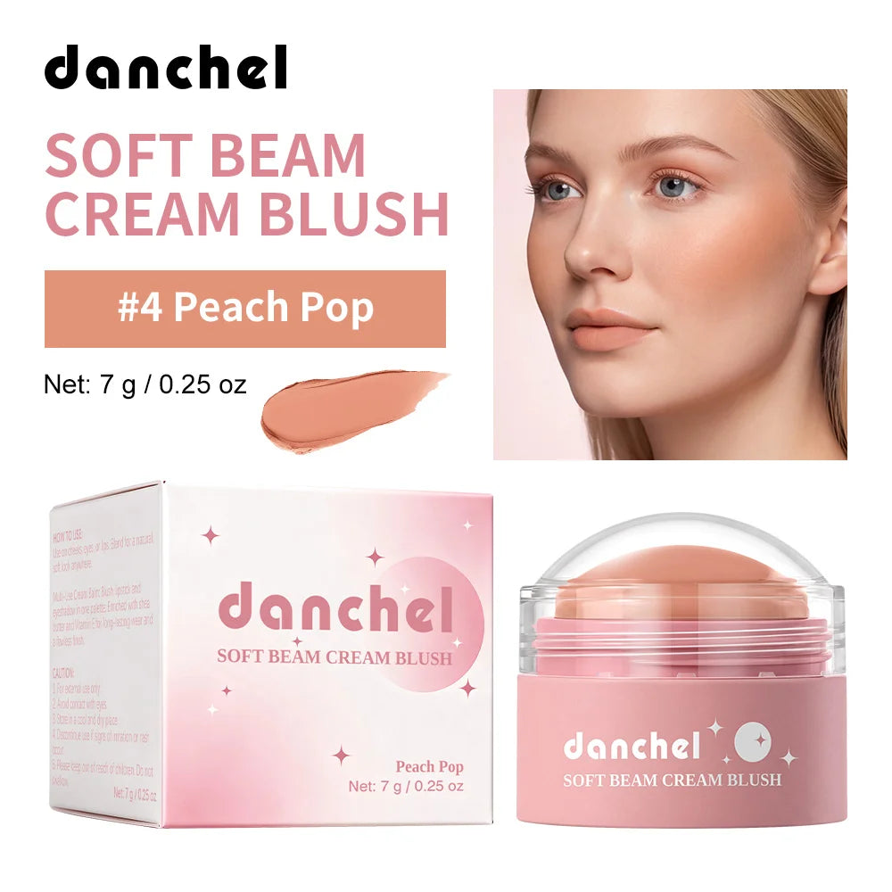 Daily Makeup Soft Cream Blush Long Wearing Multi Use Smooth Texture - 24