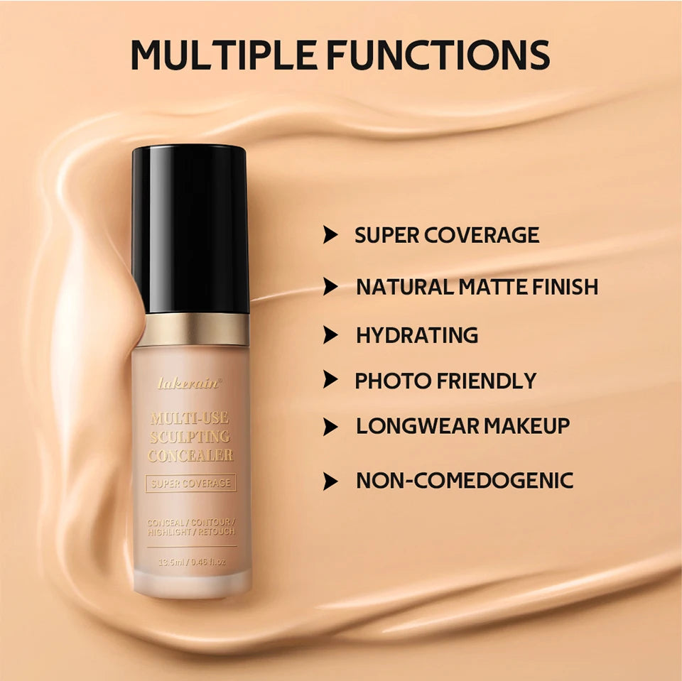Daily Makeup Routine Waterproof Liquid Concealer for Flawless Coverage - 8