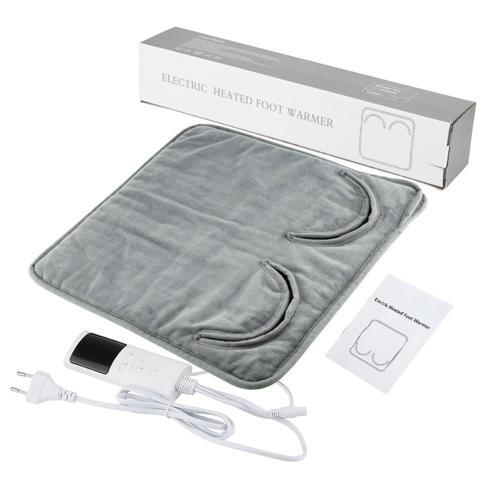 Office Desk Foot Warmer Electric Heating Pad with Nine Heat Settings - 28