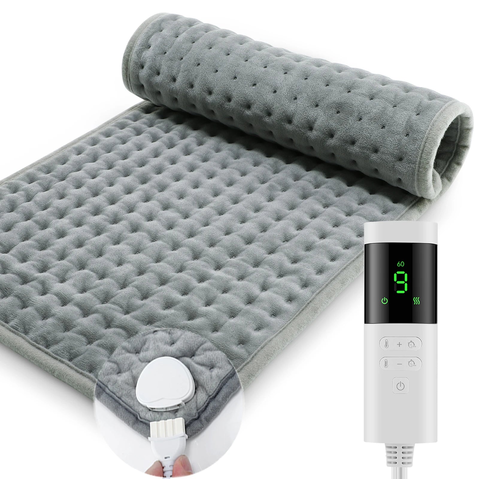 Bed Electric Heating Blanket Heated Mat for Cold Winter Warmth - 1