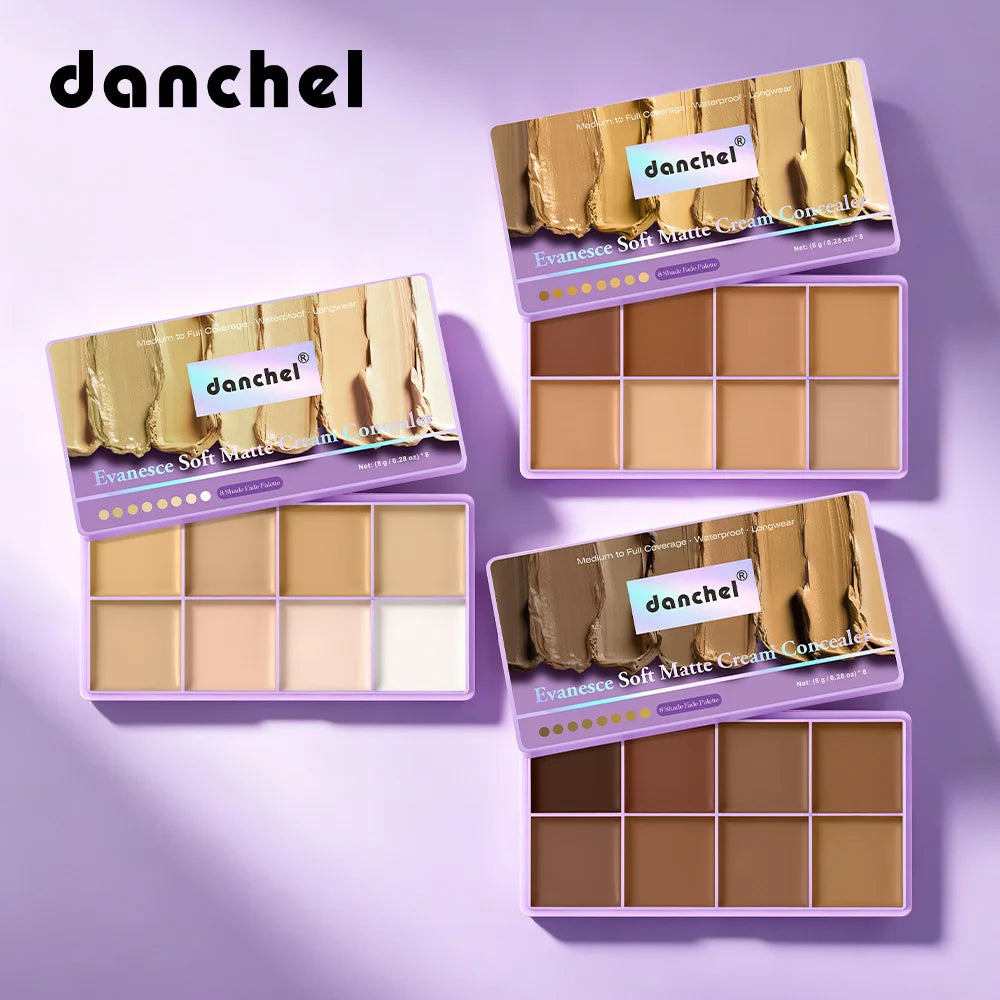 Daily Makeup Routine Cream Concealer Palette for Flawless Coverage - 1