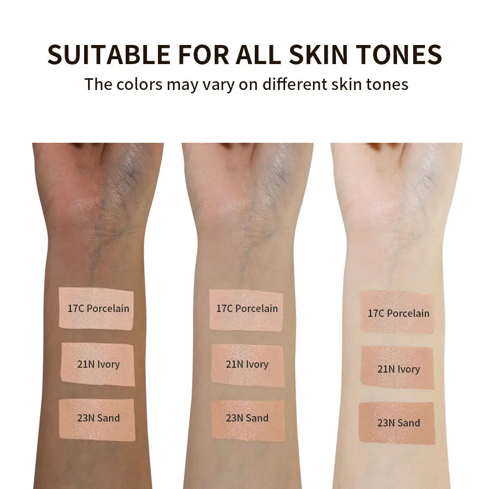 Korean Makeup Glow Cream Cushion Foundation for Natural Coverage - 6