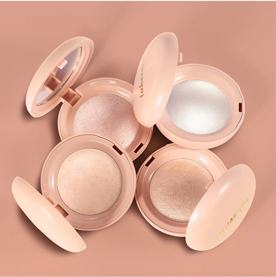 Daily Makeup Highlighter Powder for Natural Luminous Glow and Brightening - 17