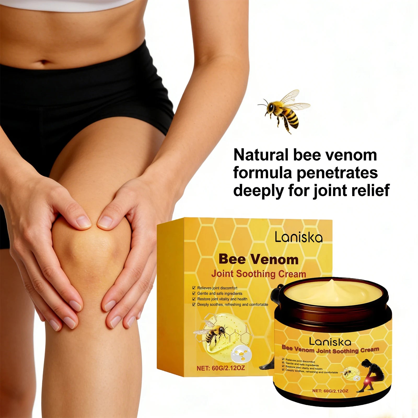 Joint and Muscle Care Bee Venom Soothing Cream for Daily Comfort - 2
