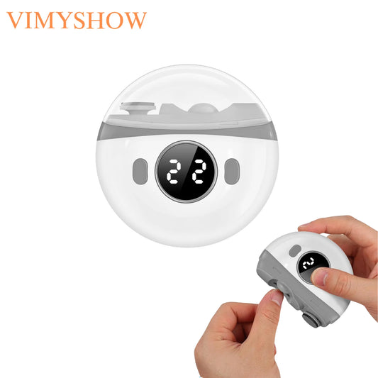 Home Nail Care Electric Nail Trimmer with LED Light and Speeds