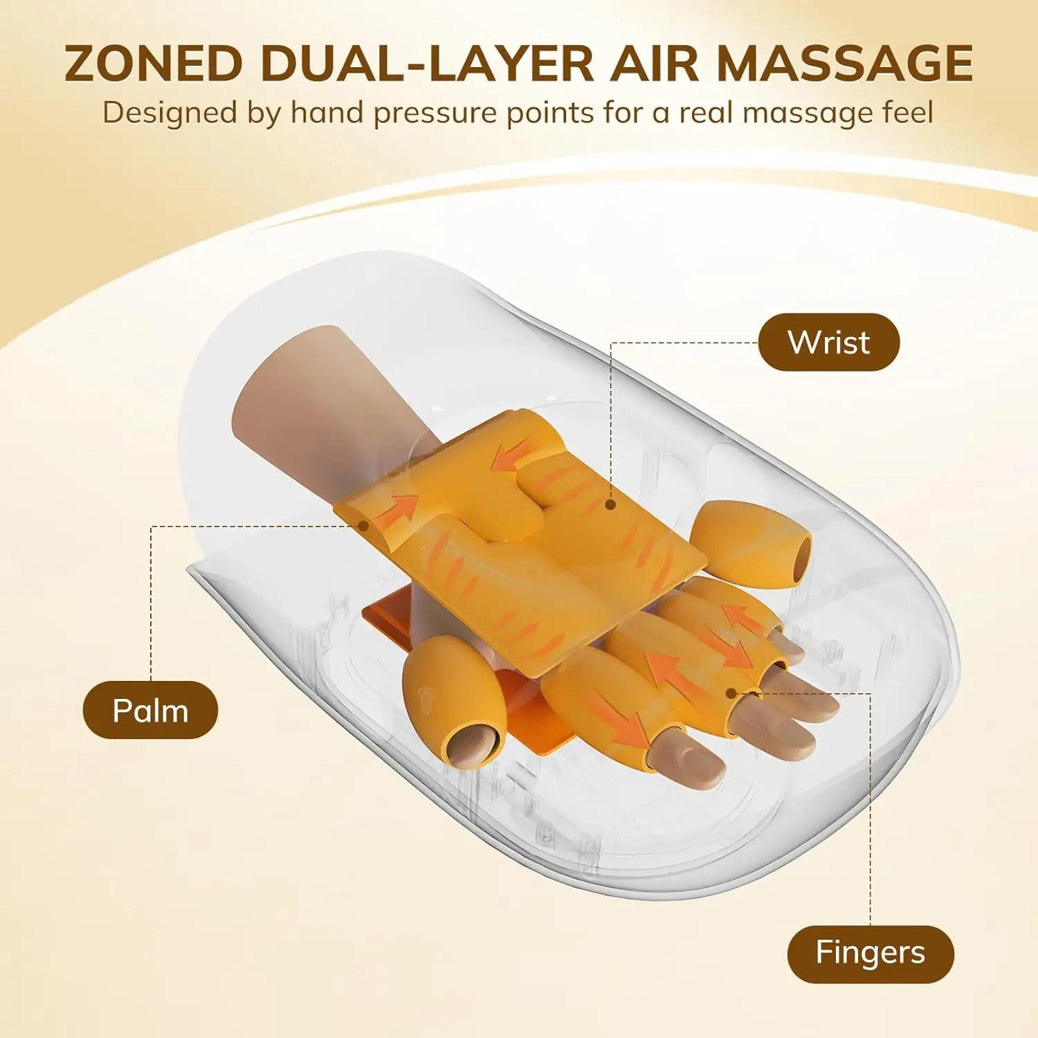At Home Hand Massager Machine for Deep Palm Kneading and Finger Stretching - 3
