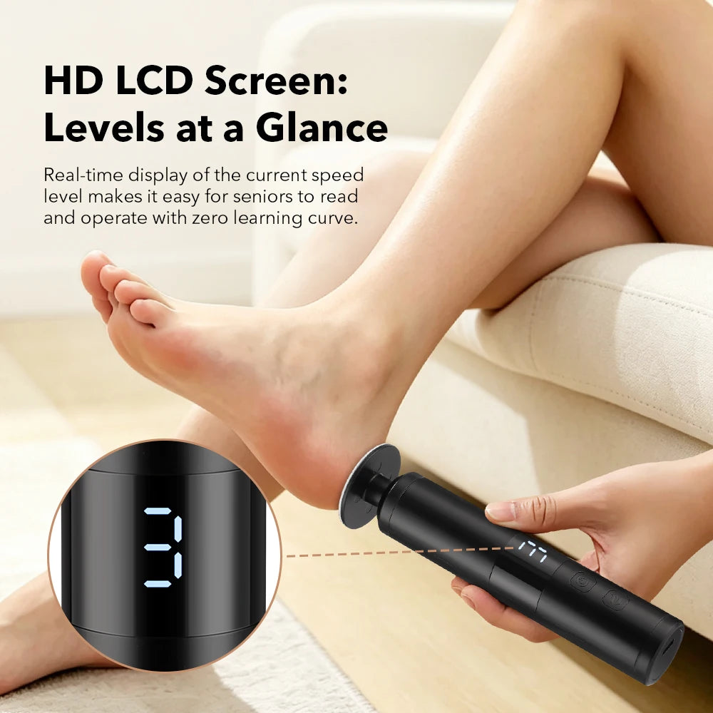 Home Pedicure Electric Foot File for Smooth Heels and Hard Skin Removal - 4